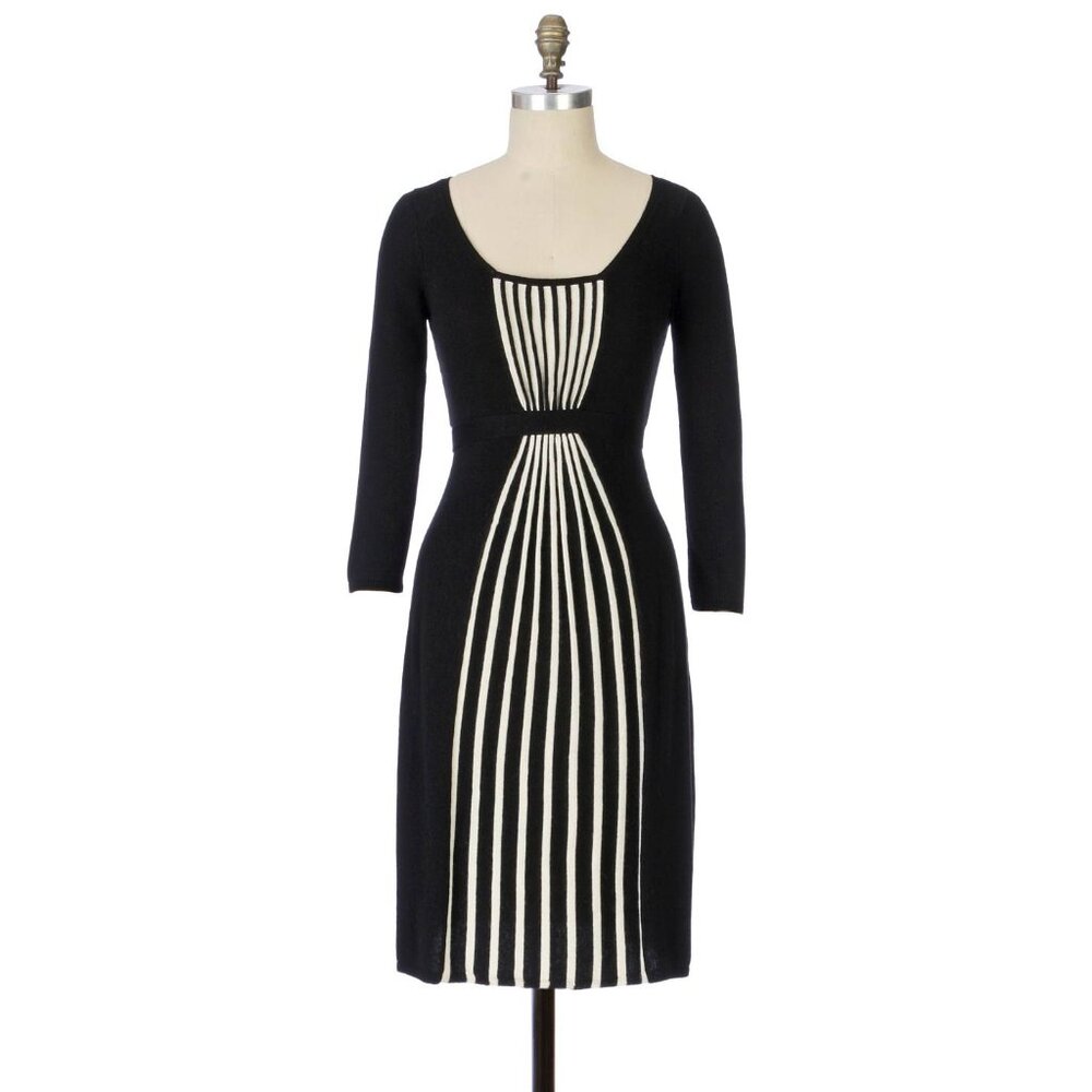 Anthropologie | Viola Black Sweater Dress M